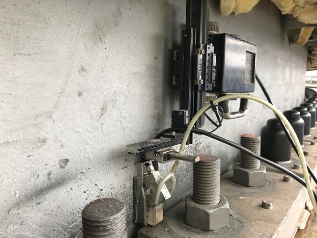 FORCE Technology's scanner equipped with a phased array probe inspecting storage tank at Skærbæk Power Station