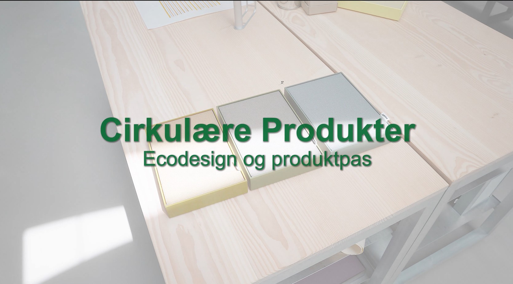 Cirkulaere produkter ecodesign og produktpas