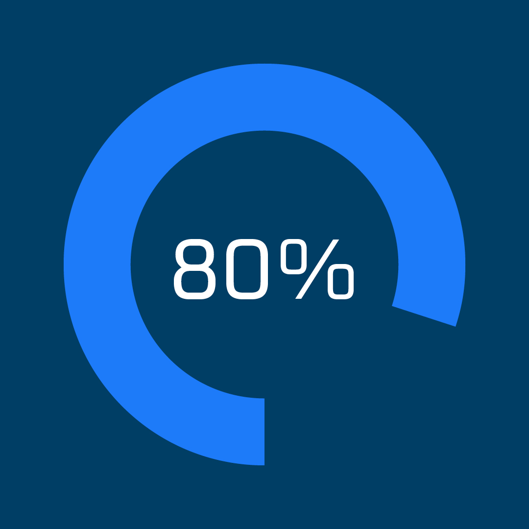 80 % icon