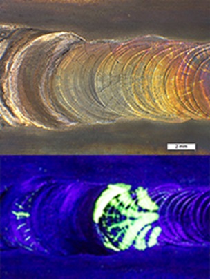 svejsesøm aluminiumsplade